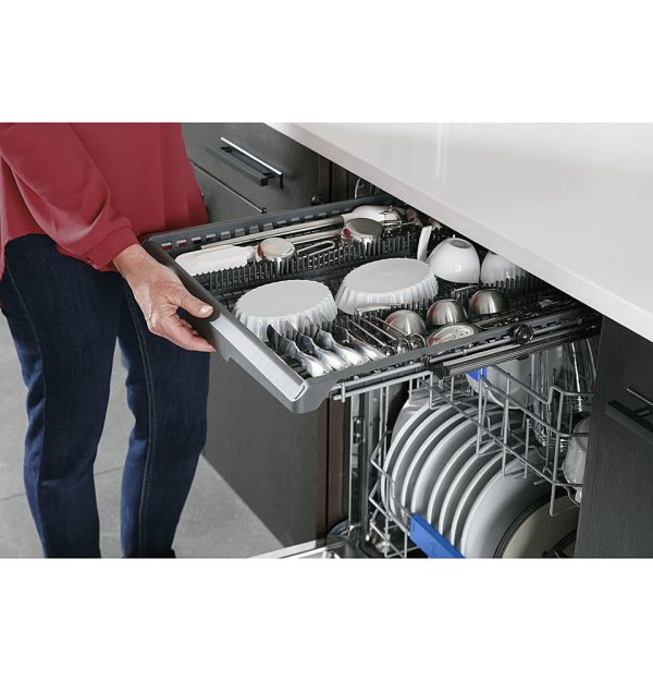 GE Profile - Top Control Built-In Stainless Steel Tub Dishwasher with 3rd Rack and Microban, 42dBA - Stainless steel - Image 8