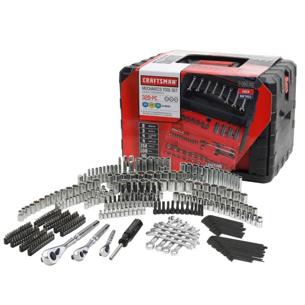 Craftsman Mechanics Tool Set 320 Piece Metric Drive Storage Case 9-99030