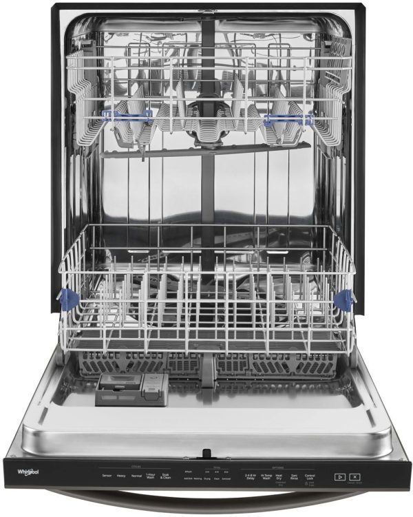 Whirlpool - 24" Built-In Dishwasher - Black stainless steel - Image 6