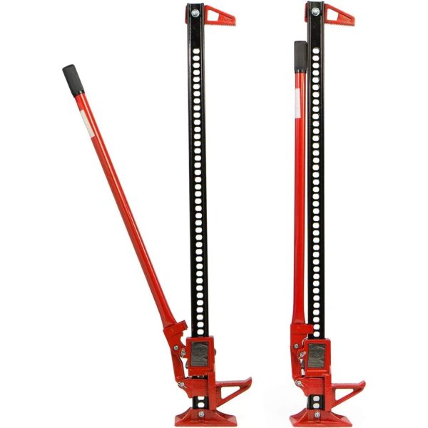 HTYSUPPLY 48'' Universal Farm Jack Tractor Truck Bumper Jack Ratcheting Off Road Trail Jack 3-Ton Capacity Lift Bumper Utility - Image 2