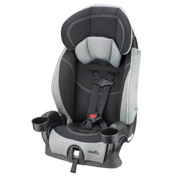 Evenflo Chase LX Harnessed Toddler Booster Car Seat (Jameson Gray) - Image 2