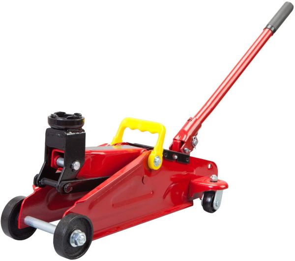 BIG RED Hydraulic Trolley/Floor Jack Combo with 2 Jack Stands 2 Ton ,Red, W8201 - Image 2