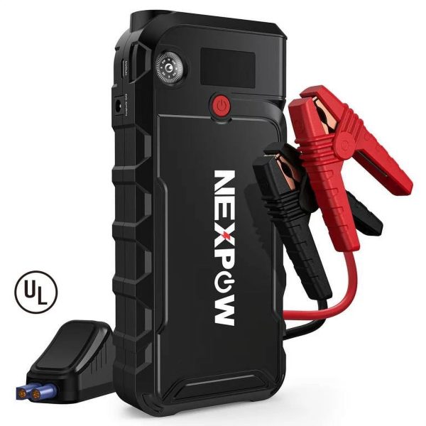 NEXPOW Battery Jump Starter - 3000A Peak 23800mAH Car Jump Starter (up to 9.0L Gas or 8.5L Diesel Engine) - 12V Portable Battery Booster with LCD Display