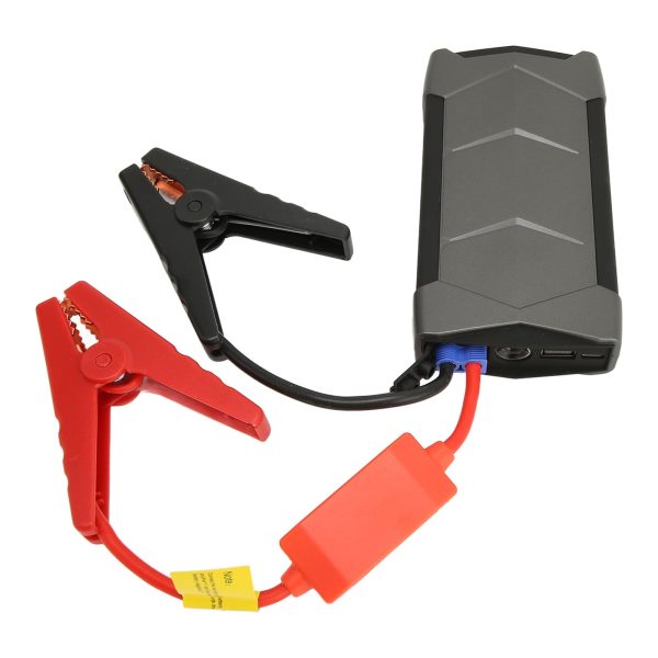 Car Battery Charger Jump Starter 600A Peak Current IP66 Waterproof 10800mAh Battery Portable Jumper Starter with LED Lights - Image 2