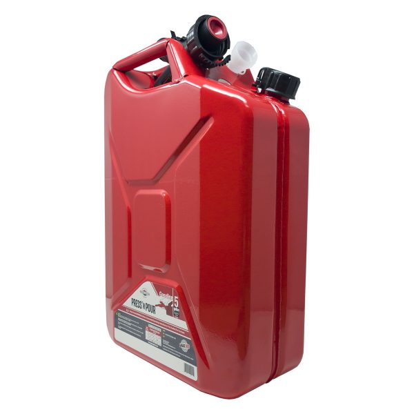 Garage Boss 5 Gallon Press N Pour Metal Jerry Can - Image 4