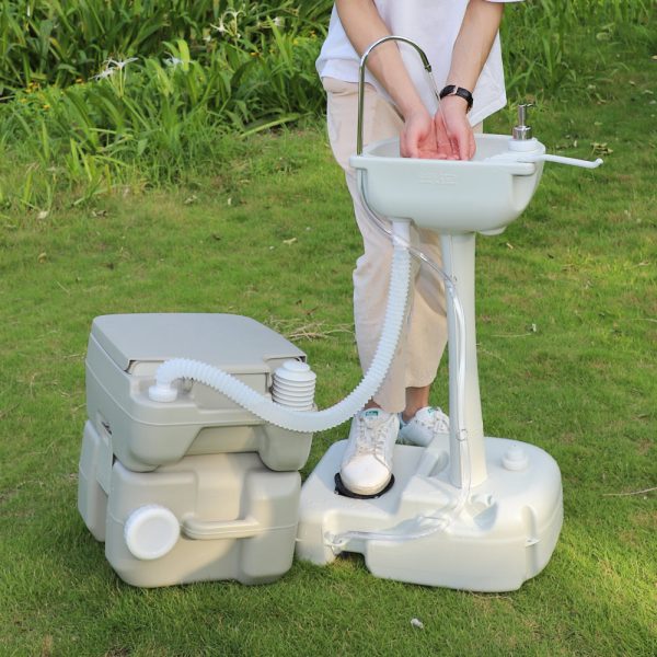 CHH-7701 1020T Portable Removable Outdoor Hand Sink Bathroom Basin Washbasin Portable Toilet - Image 9