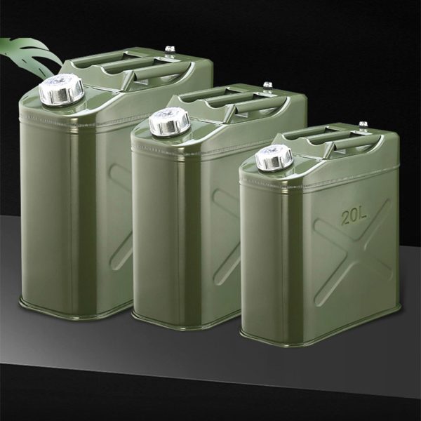 EUBUY 10L Metal Jerry Can Car Canister Holder Storage Tank with 3 Handles for Water Petrol Oil Water Alcohol - Image 10