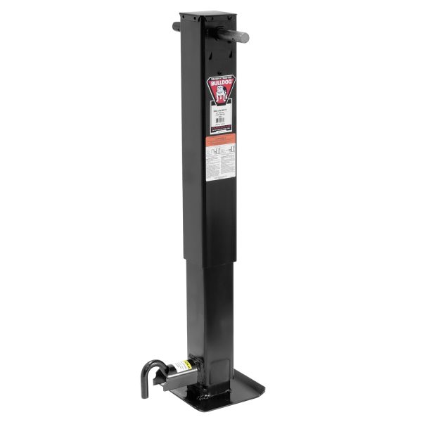 BULLDOG 182815 HD Square Trailer Jack, 12,000 lbs. Support Capacity, Sidewind, 12-1/2 Inch Travel, No Handle - Image 2