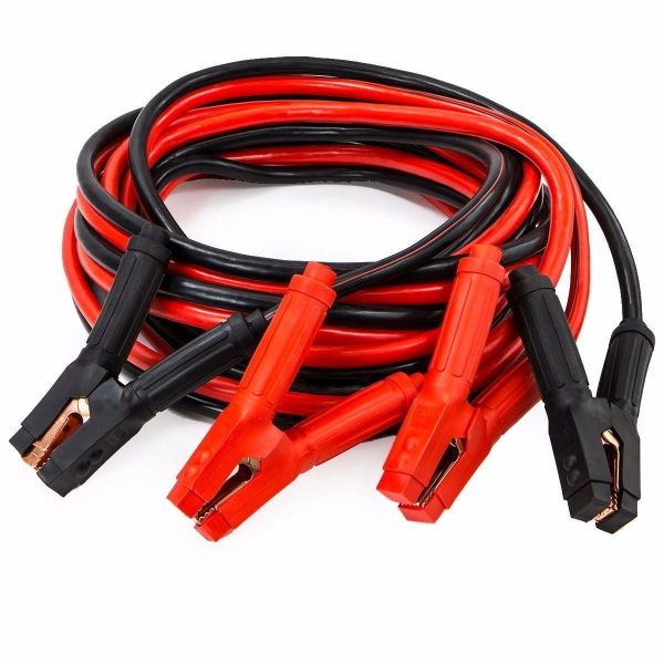 Stark 25ft Emergency Jumper Cables Auto Battery 0-Gauge Booster Camp for Cars Trucks SUV Van with Carrying Case - Image 2