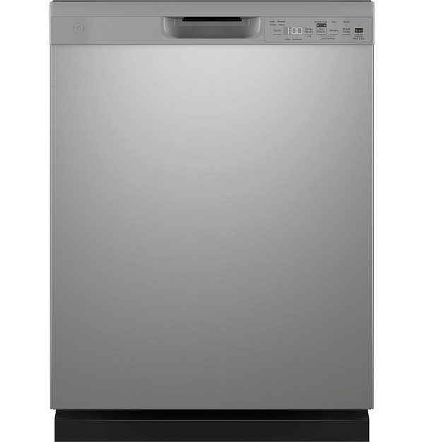 GE - Front Control Built-In Dishwasher, 52 dBA - Stainless steel - Image 9