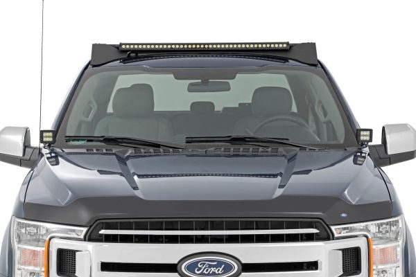 Rough Country Roof Rack System w/40" Front & Rear LED for 15-18 F-150 - 51022 Fits select: 2015-2016,2017-2018 FORD F150 - Image 4