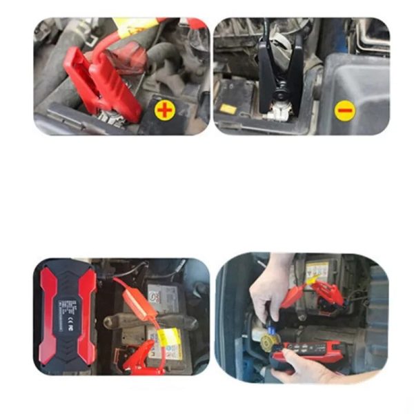 1000A Powerful Car Power Bank 12V Portable Booster Jump Starter Portable Car Jump Starter Powerbank Vehicle Auto Tools - Image 5