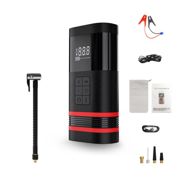 4 in 1 Car Jump Starter with 150PSI Air Compressor 1000A Battery Booster(Up to 5.0L Gases Engines) 7500mAh Power Bank with LED Light