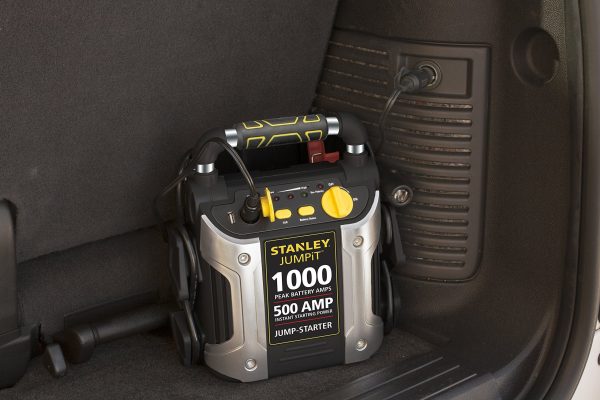 STANLEY J5C09 Power Station Jump Starter 1000 Peak, 500 Instant Amps, 120 PSI Air, Battery Clamps with Compressor - Image 6