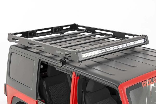 Rough Country LED Roof Rack System for 2007-2018 Jeep Wrangler JK - 10615 - Image 4