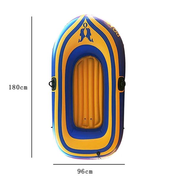 YDNGF Thickened Pvc Inflatable 2person Kayak Rafting Boat Inflatable Boat 2person Boat Dinghy Sports Leisure Inflatable Fishing Rafting Water - Image 5