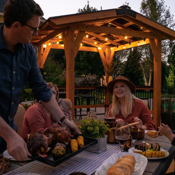 Granada Grill Gazebo with Outdoor Bar - Image 16