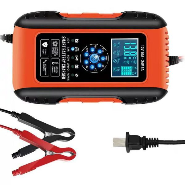 12/24V Car Automatic Battery Charger AGM GEL Intelligent Pulse Repair Starter - Image 9