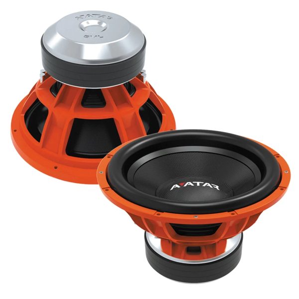 Avatar Car Audio Orange 18" Bass Subwoofer 2-Ohm 7600 Watts Peak SVL-1847-D2 - Image 3