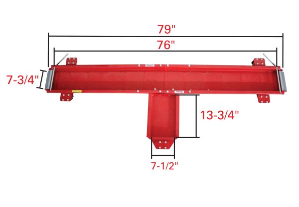 Extreme Max 5001.5077 Motorcycle Dolly 1250 lb. – Standard (76”) - Image 2