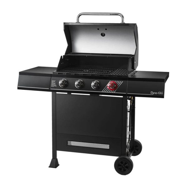 Dyna-Glo 4-Burner Natural Gas Grill in Matte Black with TriVantage Multi-Functional Cooking System DGH450CRN-D - Image 5