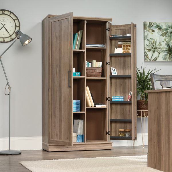 Sauder 422428 Homeplus Storage Cabinet， Salt Oak Finish - Image 2