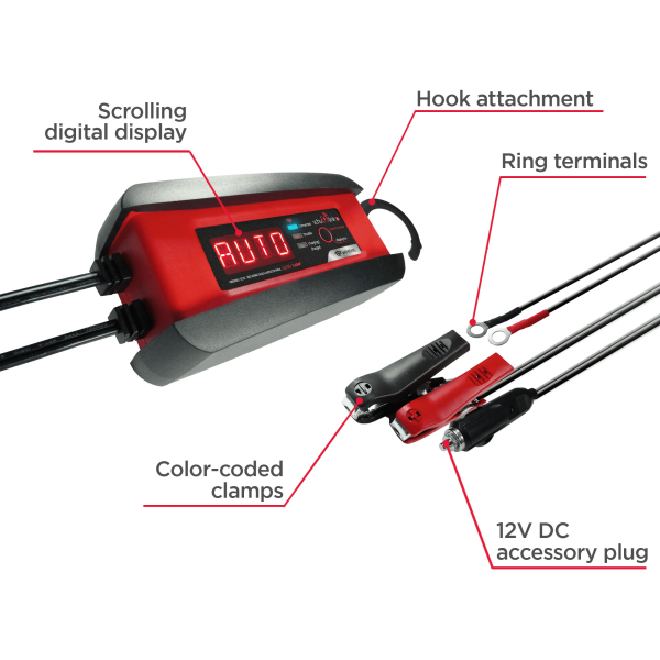 Schumacher SC1344 3A 6V/12V Smart Battery Charger and Maintainer - wireless monitoring, New in Box - Image 5