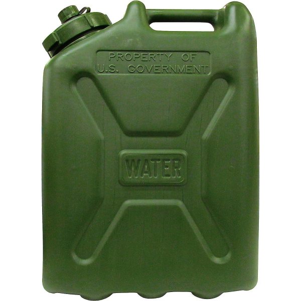 USGI Plastic Water Can, 5 Gallon, Green - Image 2