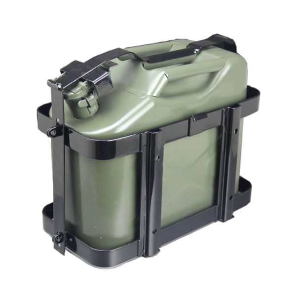 EUBUY Adjustable Metal Jerry Can Holder for 10L/20L Fuel Tank Lockable Fuel Oil Petrol Water Alcohol Container Carrier - Image 8