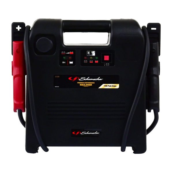 Schumacher SJ1328 1100A 12V Jump Starter, Portable DC Power Station, 12V DC Port – New in Box