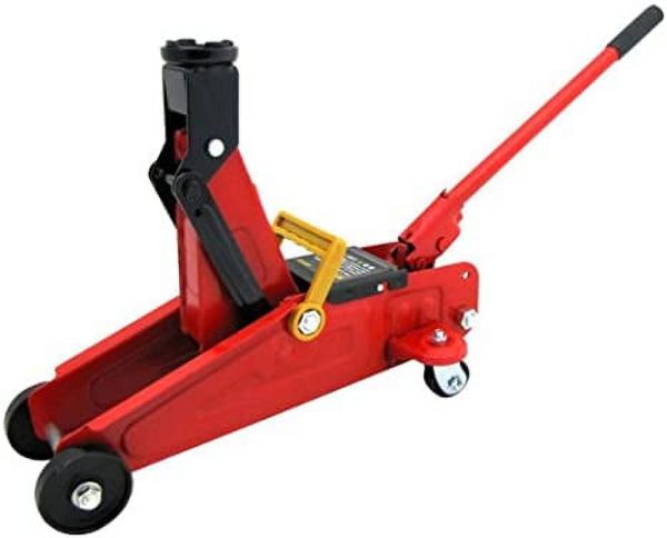 2 Ton Floor Jack Shop Jack Portable Car Jack Folding Hydraulic Floor Jack 12" Lift - Image 2