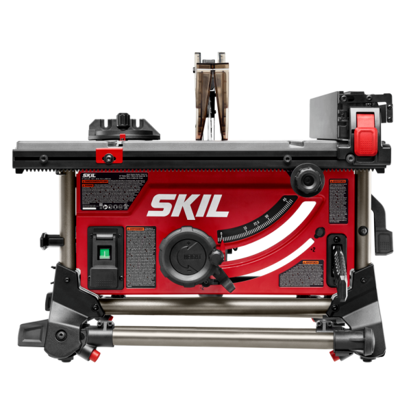 SKIL Jobsite Table Saw with Integrated Foldable Stand, 10, 15 Amp, 25-1/2” Rip Capacity