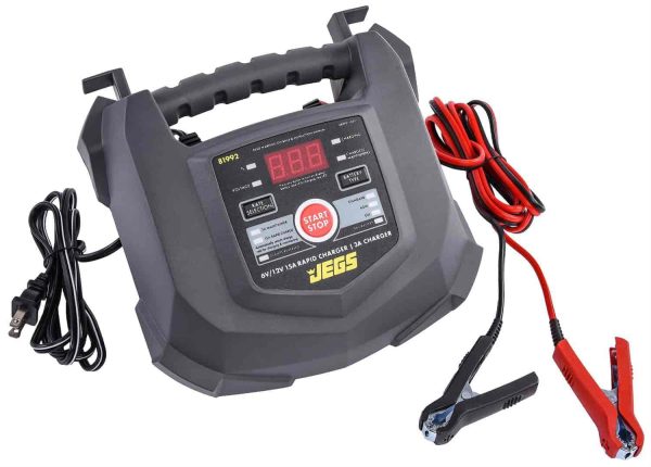 JEGS 81992 Rapid Battery Charger Automotive & Marine Use Battery Types: AGM Deep