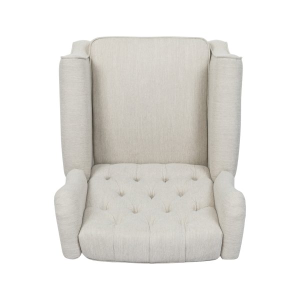 Breyon Contemporary Tufted Fabric Push Back Recliner - Image 18