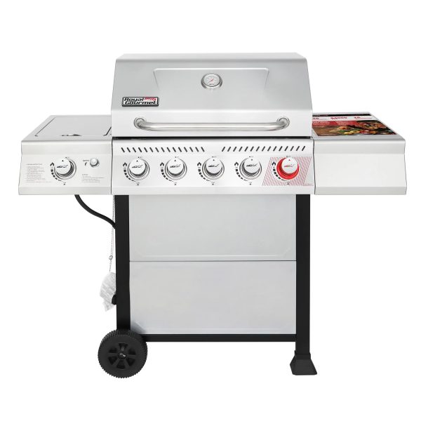 Royal Gourmet GA5401T 5-Burner BBQ Liquid Gas Grill with Sear Burner and Side Burner, 64,000 BTU - Image 2