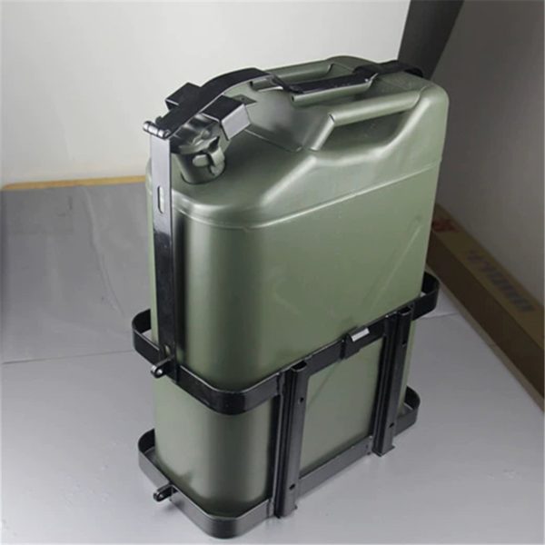 EUBUY Adjustable Metal Jerry Can Holder for 10L/20L Fuel Tank Lockable Fuel Oil Petrol Water Alcohol Container Carrier - Image 6