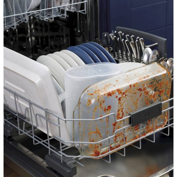 GE - Top Control Built-In Dishwasher with Stainless Steel Tub, 3rd Rack, 46dba - Stainless steel - Image 9