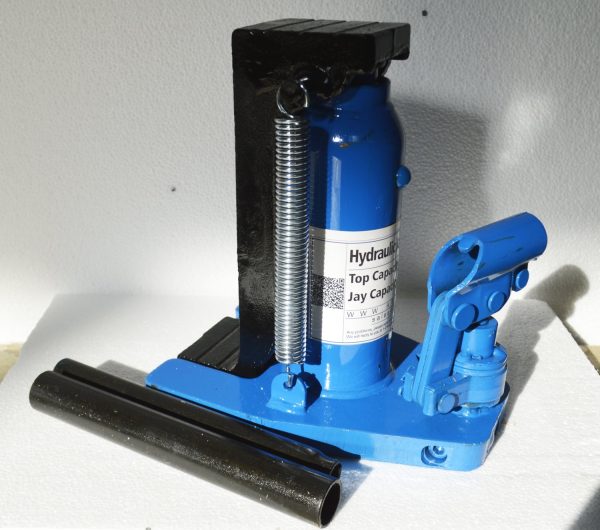 INTBUYING Hydraulic Machine Toe Jack Lift 2.5/5Ton Hydraulic Jack Ram Machine Stand Tool Oil Rigging - Image 9