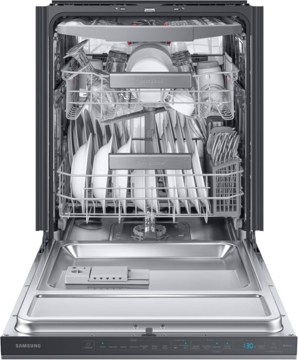 Samsung - Linear Wash 24" Top Control Built-In Dishwasher with AutoRelease Dry, 39 dBA - Black stainless steel - Image 15