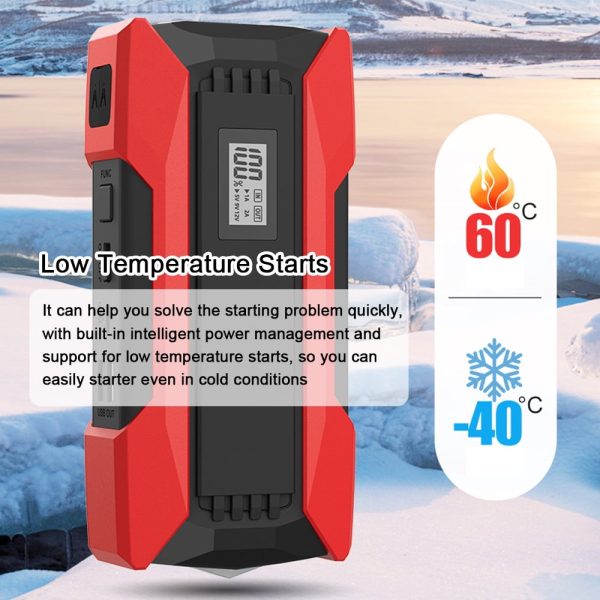 SABO 1200A Peaks 8000mAh Car Jump StarterStart Your Engine with Confidence - Image 6