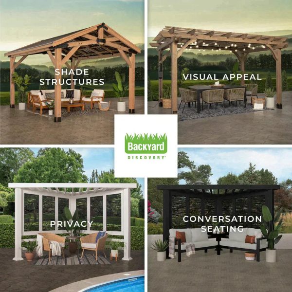 Granada Grill Gazebo with Outdoor Bar - Image 21