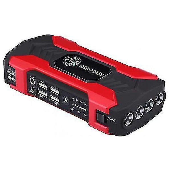 Red Lanhu Vehicle Jump Starter,2500A Peak 28000Mah Portable Car Battery Jump Starter For 12V Gas/Diesel,Can Reverse Charg - Image 2