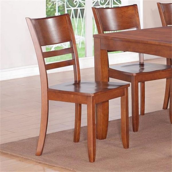 Wooden Imports Furniture LY-WC-ESP Lynfield Dining Chair with Wood Seat - Espresso