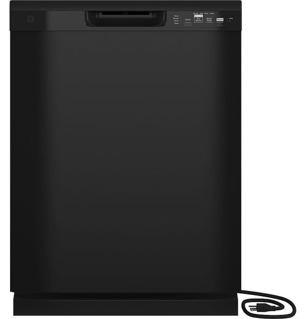 GE - Front Control Built-In Dishwasher with 59 dBA - Black - Image 15