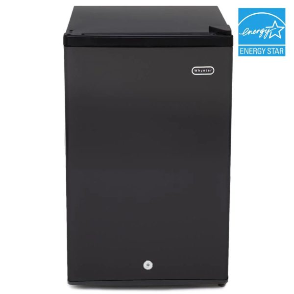 Whynter 3.0 cu. ft. Energy Star Upright Freezer with Lock - Black