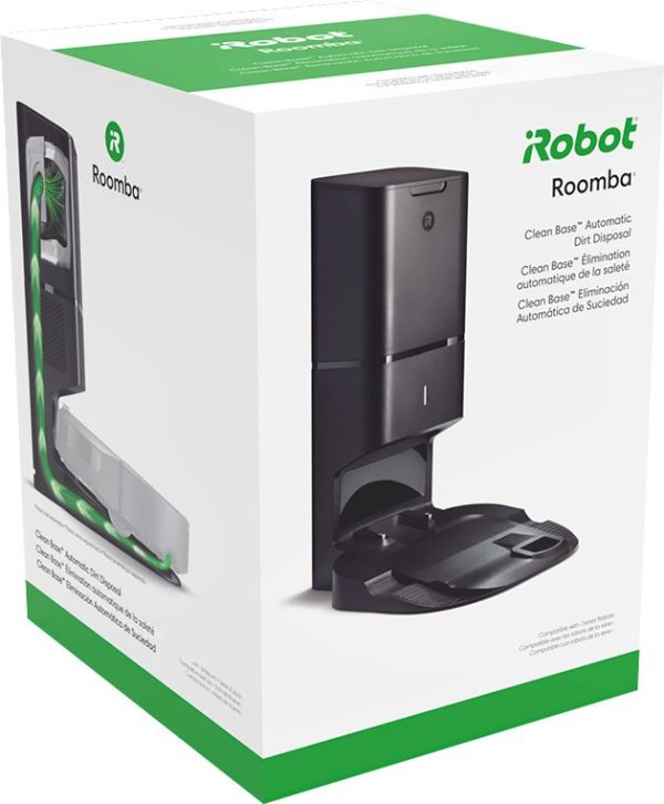 iRobot - Clean Base Automatic Dirt Disposal, Compatible with Roomba i Series Robot Vacuums Only - Charcoal - Image 3