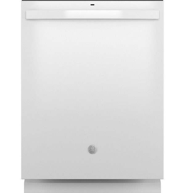 GE - Top Control Built In Dishwasher, 55 dBA - White - Image 4