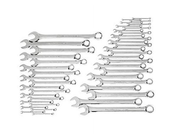 GearWrench 81919 44-Piece SAE/Metric Long Pattern Non-Ratcheting Combination Wrench Set - Image 2