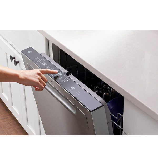 GE - Top Control Built-In Dishwasher with 3rd Rack, Dry Boost, 50 dBa - White - Image 5