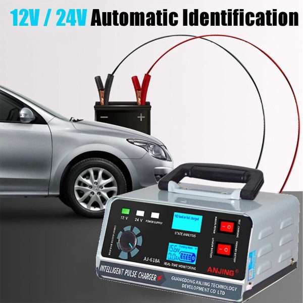 JahyShow Automatic Pulse Repair Trickle Charger: Revive Your Car Battery with 400W Power - Image 5